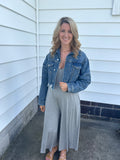 Heather Gray Jumpsuit