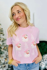 Santa Christmas Cake Tee