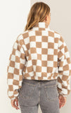 Checker Taupe Jacket